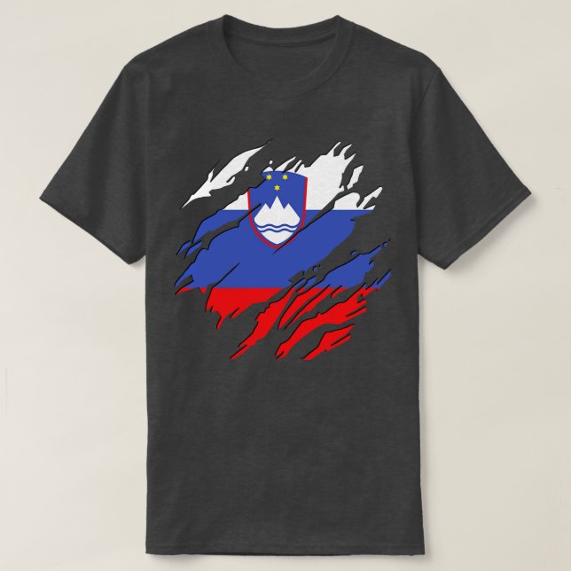 T-shirt Slovénie toujours (Design devant)