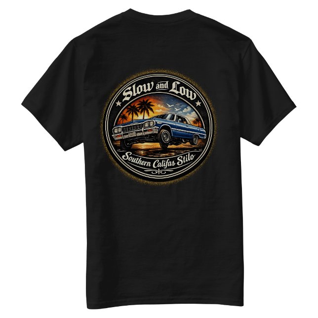 T-shirt Slow and Low Califas Stilo dos au dos  (Slow and Low Califas Stilo back-hit T-Shirt)