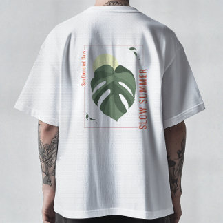 T-shirt Slow Summer Monstera Specimen