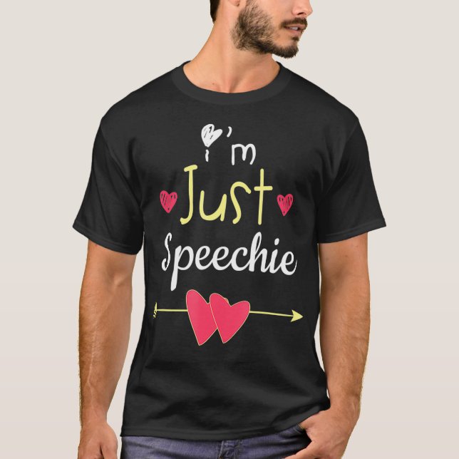T-shirt SLP s Discours Langue Pathologiste Cadeaux Discour (Devant)