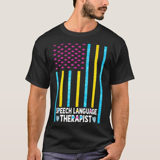 T-shirt SLT s Discours Langue Thera (Devant)