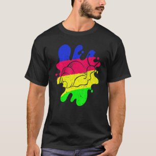 T-shirt Slug Gastropod Snail Nature Animal Coloré Escargot
