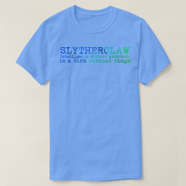 T-shirt Slytherclaw Quote  (Design devant)