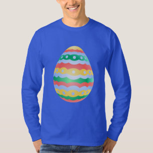 T-shirt SM de chemise d'oeuf de pâques des hommes de