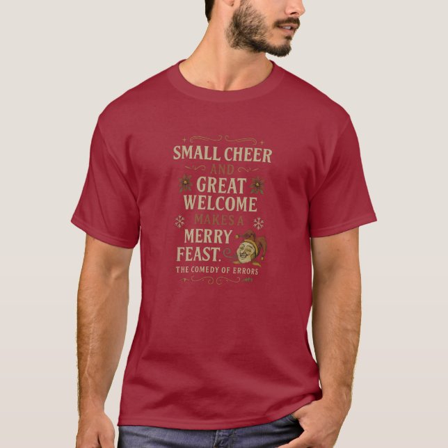 T-shirt Small Cheer and Great Welcome  (Devant)