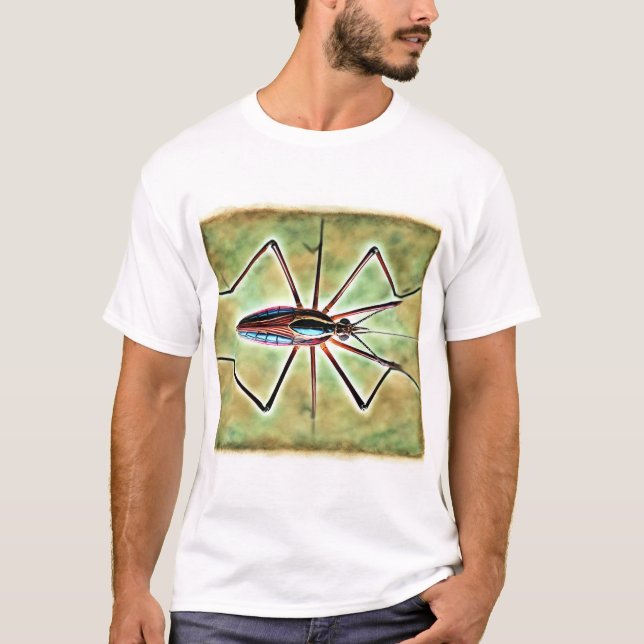 T-shirt Smaller Water Strider 230824IREF211 - Watercolor (Devant)