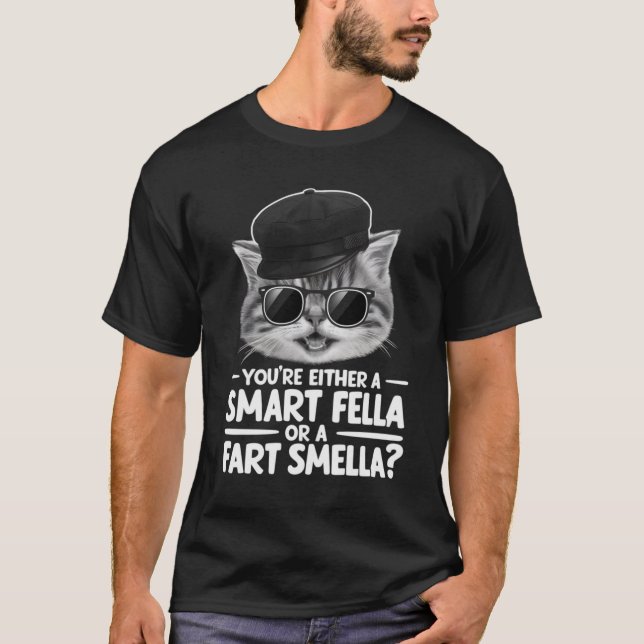 T-shirt Smart Fella ou Fart Smella Mug Choisissez votre cô (Devant)