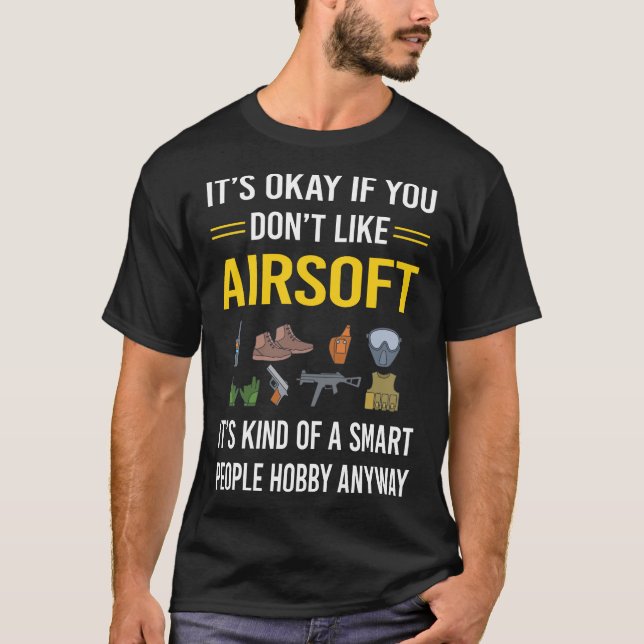 T-shirt Smart People Airsoft (Devant)