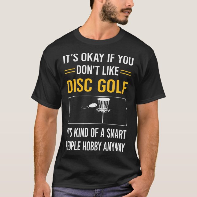 T-shirt Smart People Disk Golf (Devant)