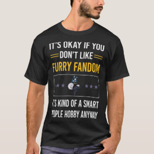 T-shirt Smart People Furry Fandom Furrie Fursona Fursuit A