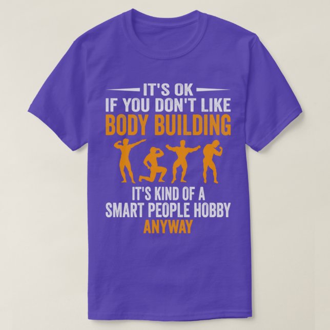 T-shirt Smart People Hobby Body Building Drôle entraînemen (Design devant)