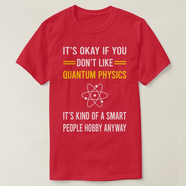T-shirt Smart People Hobby physique quantique (Design devant)