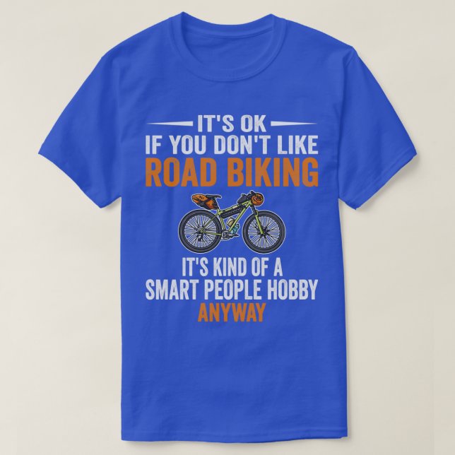 T-shirt Smart People Hobby Road Bike Riders Funny Bike Rid (Design devant)