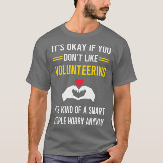 T-shirt Smart People Hobby Volontaire bénévole