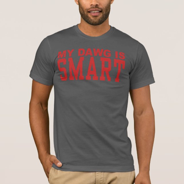 T-shirt SmartDawg (gris-foncé) (Devant)