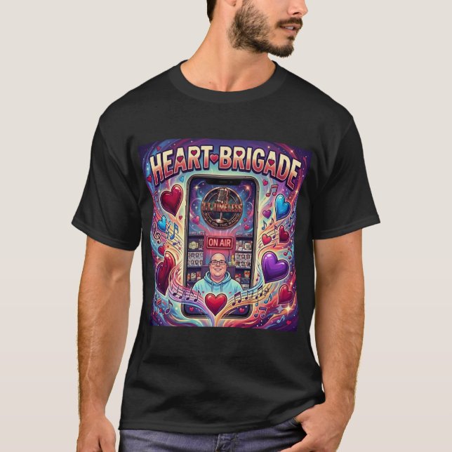 T-Shirt Smartphone Heart Brigade (Devant)