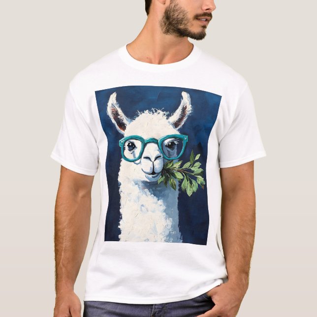 T-shirt Smarty Llama Chic (Devant)