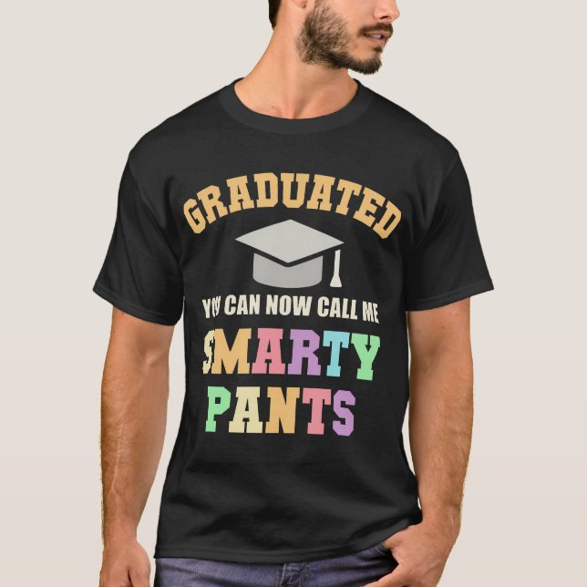 T-shirt Smarty Pants Smarty Graduated School (Devant)