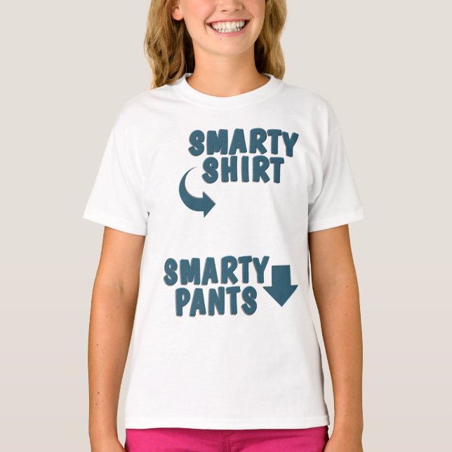 T-shirt Smarty Shirt Smarty Pants (Devant)