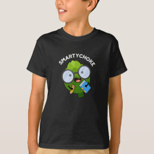 T-shirt Smartychoke Funny Artichoke Pun Dark BG