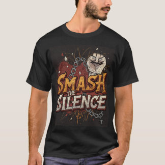 T-shirt smash the silence