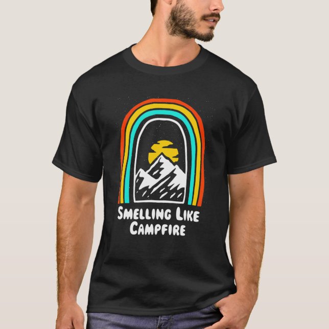 T-shirt Smelling Like Campfire  Camping Humor Camper Summe (Devant)