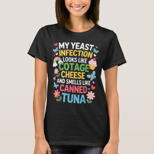 T-shirt Smells Like Canned Tuna Inappropriate Humor Saying (Devant)
