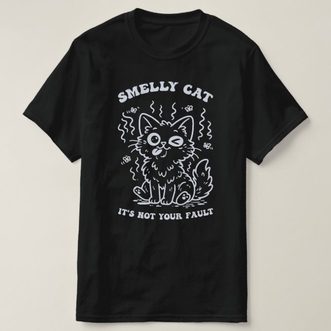 T-shirt Smelly Cat Iconic Song (Design devant)