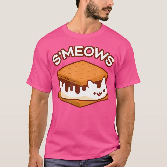 T-shirt S'Meows - Chat S'Mores (Devant)