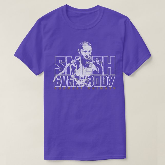 T-shirt Smesh Tout Le Monde Khamzat Chimaev (Design devant)