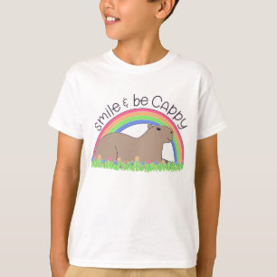 T-shirt Smile and Be Cappy mignon et heureux capybara
