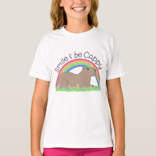 T-shirt Smile and Be Cappy mignon et heureux capybara