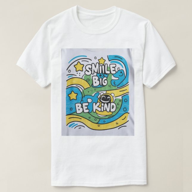T-shirt Smile Big Design (Design devant)