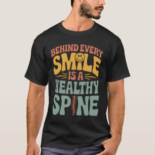 T-shirt Smile Healthy Spine Chiropractor Conception de dev