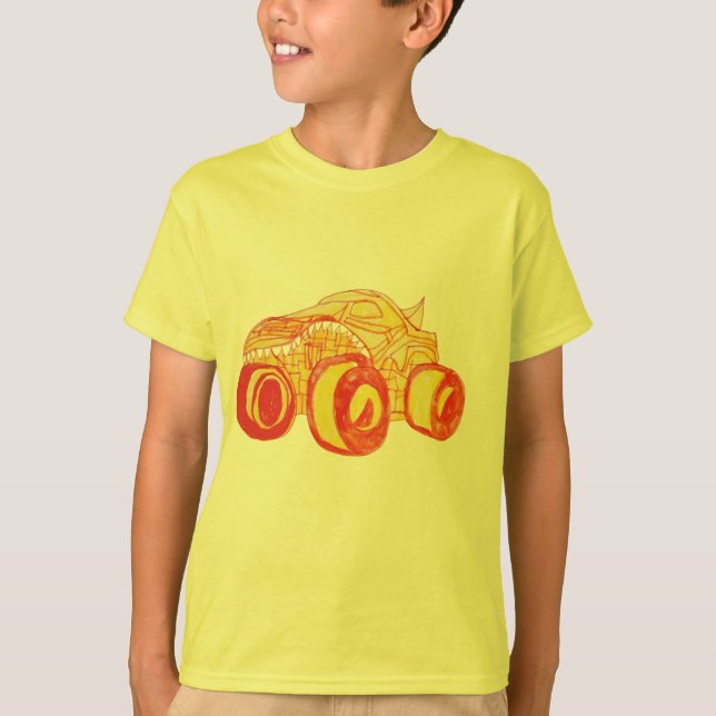 T-shirt Smile Monster Truck Rally Anniversaire (Devant)