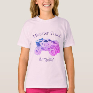 T-shirt Smile Monster Truck Rally Anniversaire