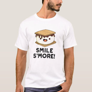 T-shirt Smile Smore Funny Sweet Food Pun