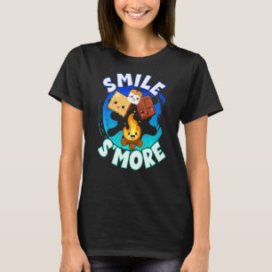 T-shirt Smile S'more Wortspiel Weekend Clamping Boys