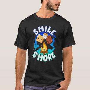 T-shirt Smile S'more Wortspiel Weekend Clamping Boys