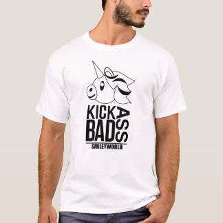 T-shirt Smile World Badass Unicorne