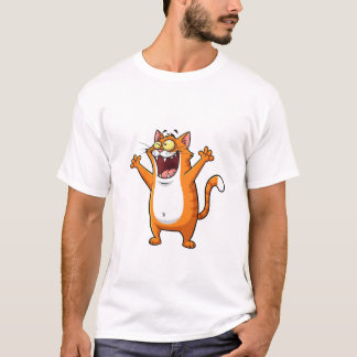 T-shirt Smiley Cat Vibes