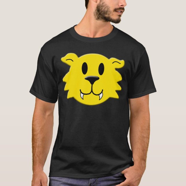 T-shirt Smiley de loup-garou (Devant)