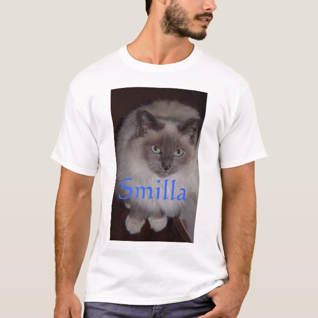 T-shirt Smilla le chat de Birman (Devant)