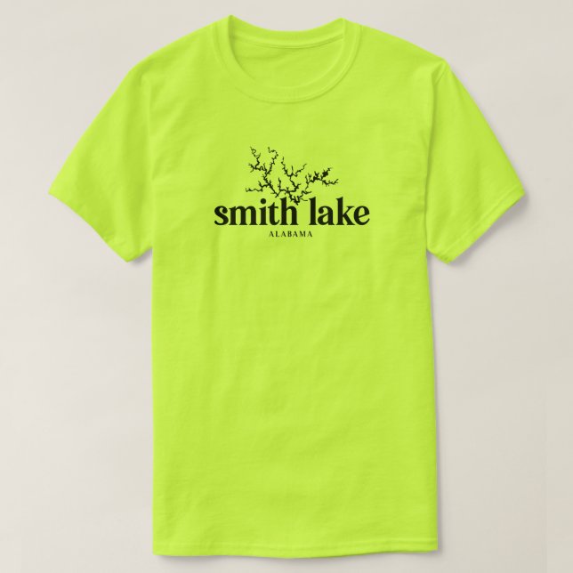 T-shirt Smith Lake Alabama Carte Tee (Design devant)