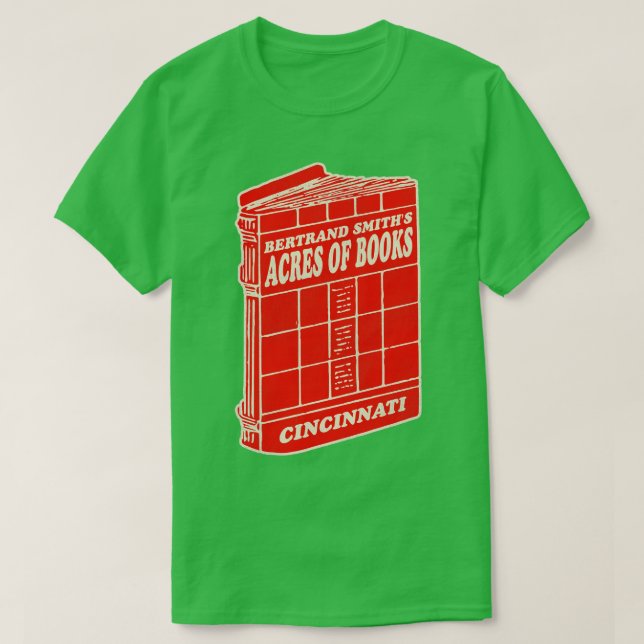 T-shirt Smiths de rand défunts Acres de livres Cincinnati (Design devant)
