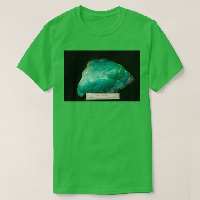 T-shirt Smithsonite ou zinc est carbonate de zinc ZnCO3 c (Design devant)