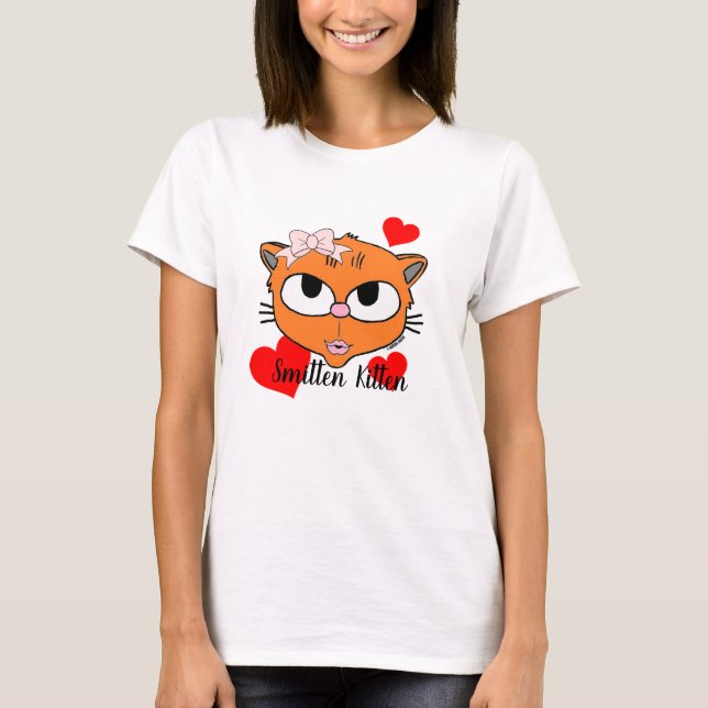 T-shirt Smitten Kitten Lèvres Pincées (Devant)
