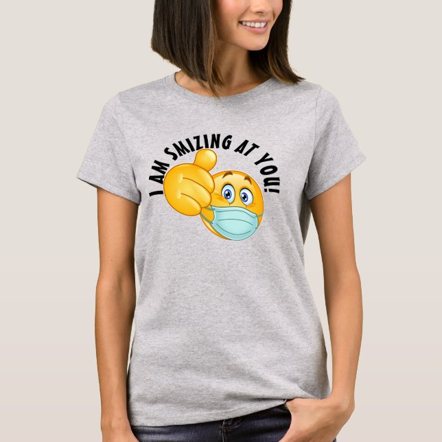 T-Shirt Smizing Behind The Mask (Devant)