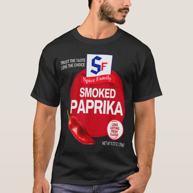 T-shirt Smoked Paprika Halloween Sce Costume Group Matchin (Devant)