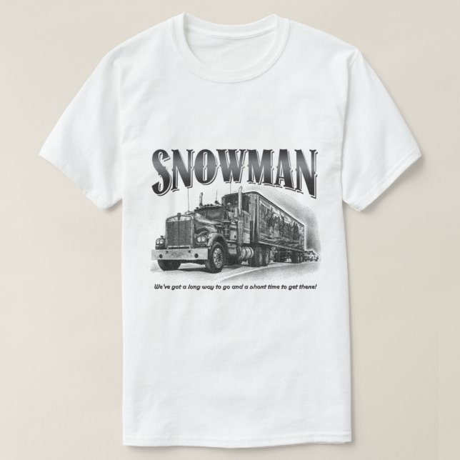 T-shirt Smokey et Bandit_s Snowman (Design devant)
